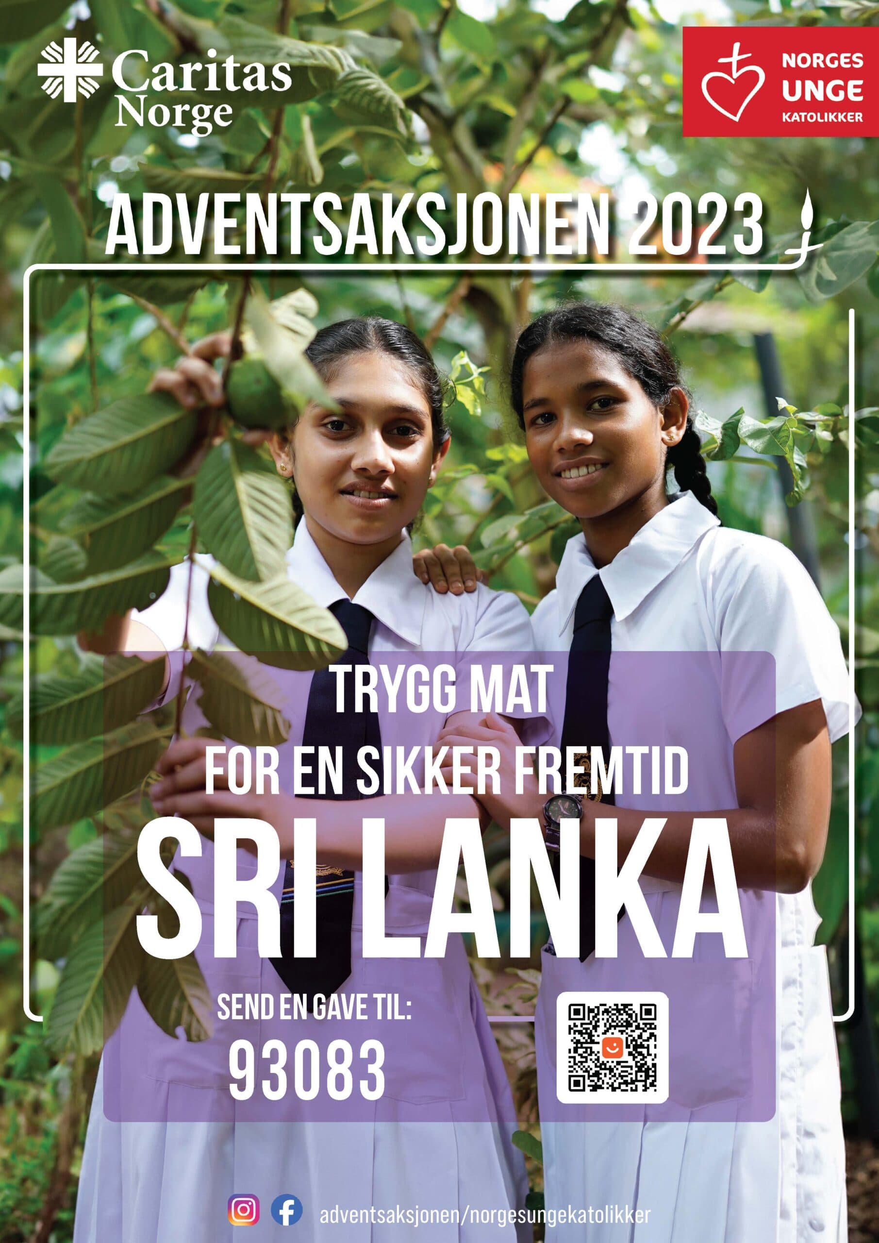 ADVENTSAKSJONEN 2023:  Trygg mat for en sikker fremtid på Sri Lanka