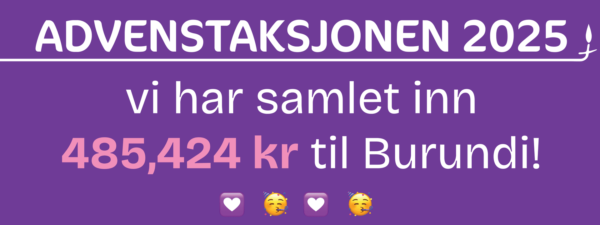 Adventsaksjonen 2025 - Burundi