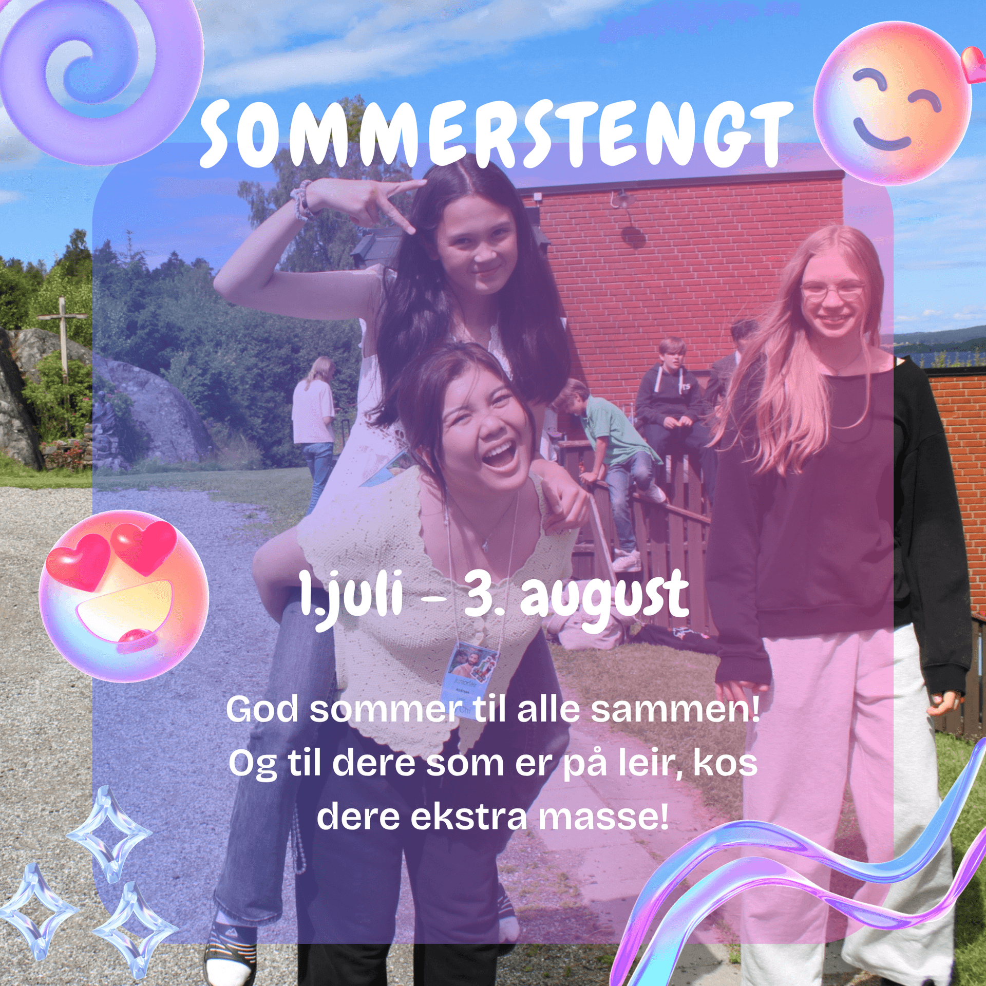 NUK er sommerstengt
